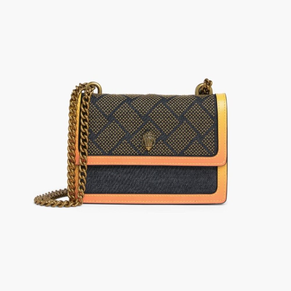 Kurt Geiger London Shoreditch Shoulder Bag in Dark Blue